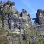 Die Bastei in der sächsischen Schweiz